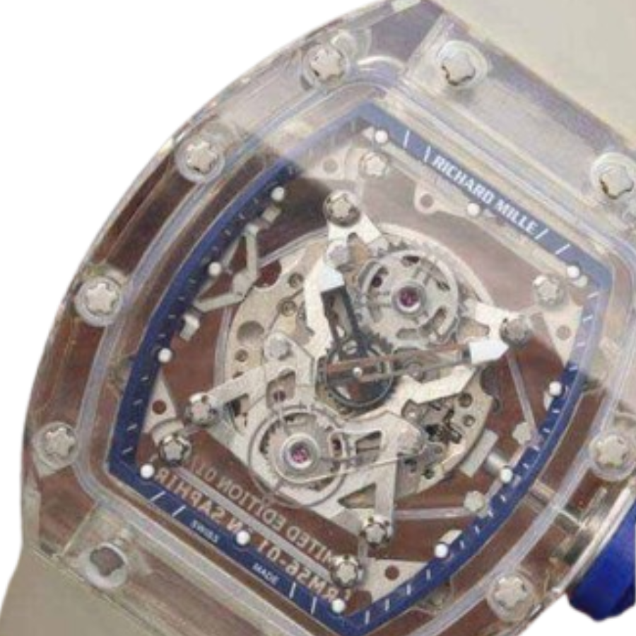 Richthtard Mithtlle RM 56-02 Tourbillon Transparent Deluxe Replica Edition