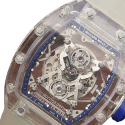 Richthtard Mithtlle RM 56-02 Tourbillon Transparent Deluxe Replica Edition