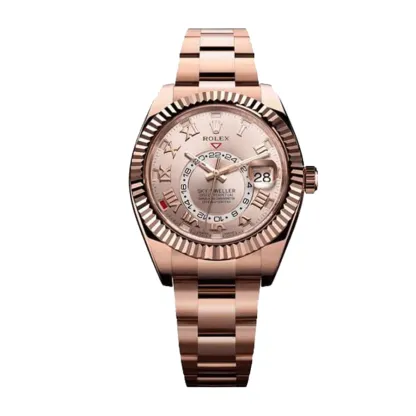 rolthtex Sky-Dweller 326935  Everose Gold  Handcrafted Replica Edition