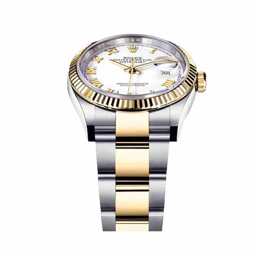 rolthtex Datejust 126300  White Roman Dial  Authentic Copy 1:1