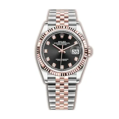 rolthtex Datejust 126231  Everose Motif Fluted  Detailed Replica