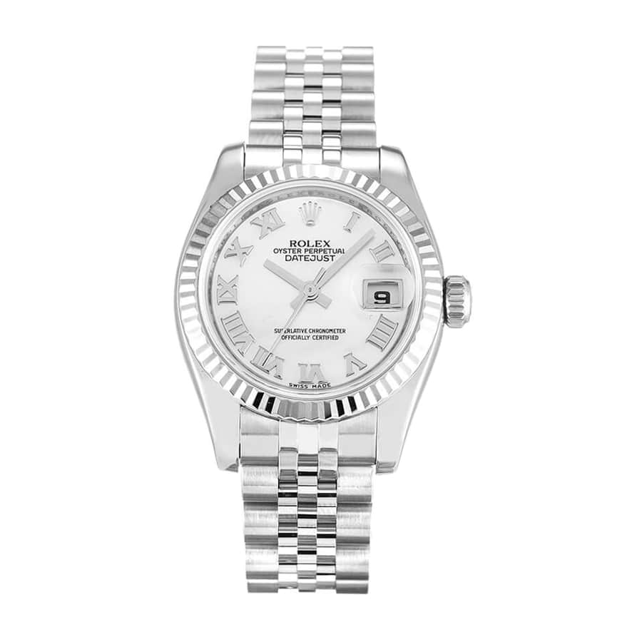 rolthtex Datejust White Roman Numeral Dial 179174 Exact Replica 1:1