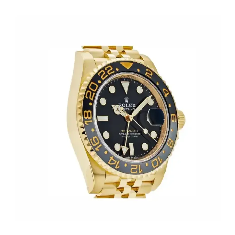 rolthtex GMT-Master II 116718LN  Yellow Gold Black Dial  Next Level Replica