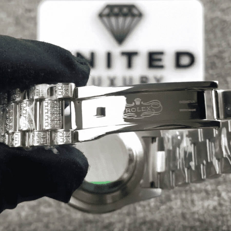 rolthtex Day-Date II Diamond-Set Timepiece 218239 True Clone 1:1