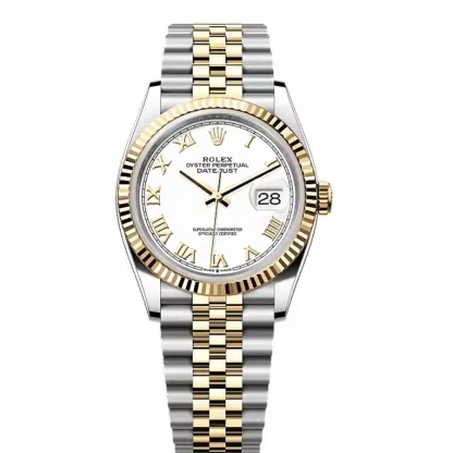 rolthtex Datejust 126233 White and Gold 1:1 Super Clone