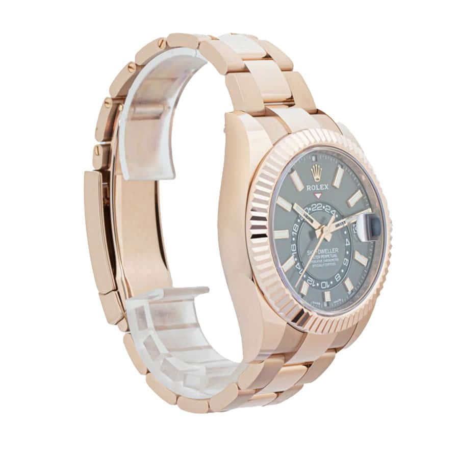 rolthtex Sky-Dweller 326935-0007  Everose Rhodium Dial  Next Level Replica