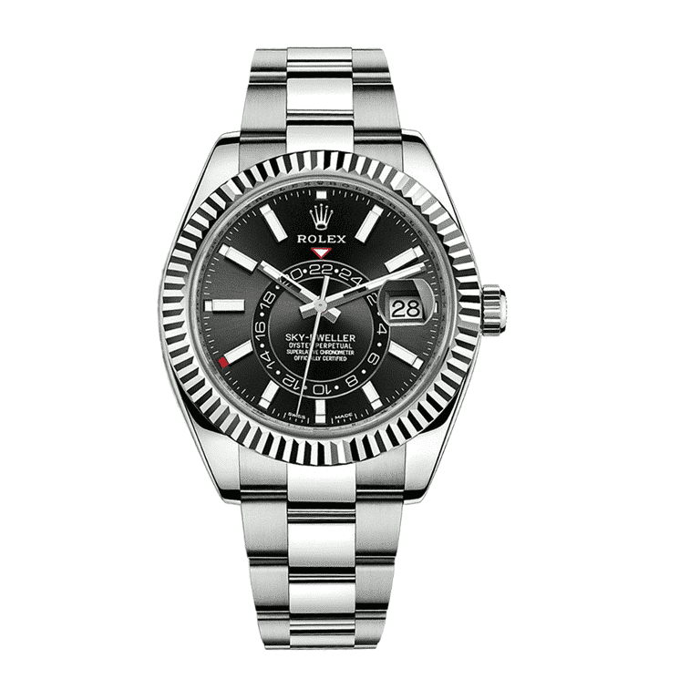rolthtex Sky-Dweller 326934 Black Dial Timepiece Ultra Fine Replica