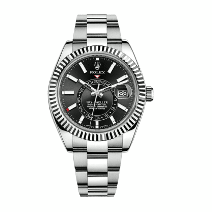 rolthtex Sky-Dweller 326934 Black Dial Timepiece Ultra Fine Replica
