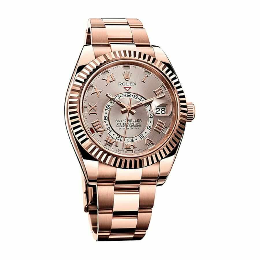 rolthtex Sky-Dweller 326935  Everose Gold  Handcrafted Replica Edition