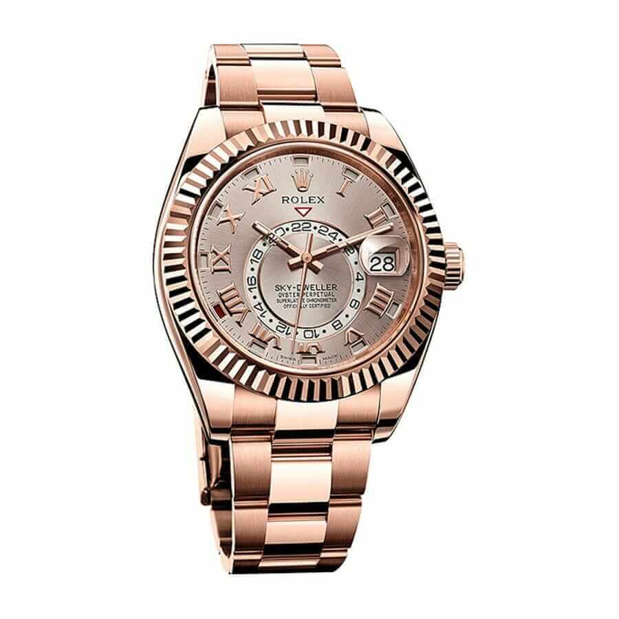 rolthtex Sky-Dweller 326935  Everose Gold  Handcrafted Replica Edition