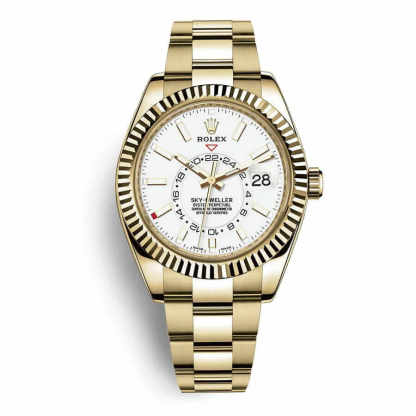 rolthtex Sky-Dweller 326938  Yellow Gold  High-End Replica 1:1