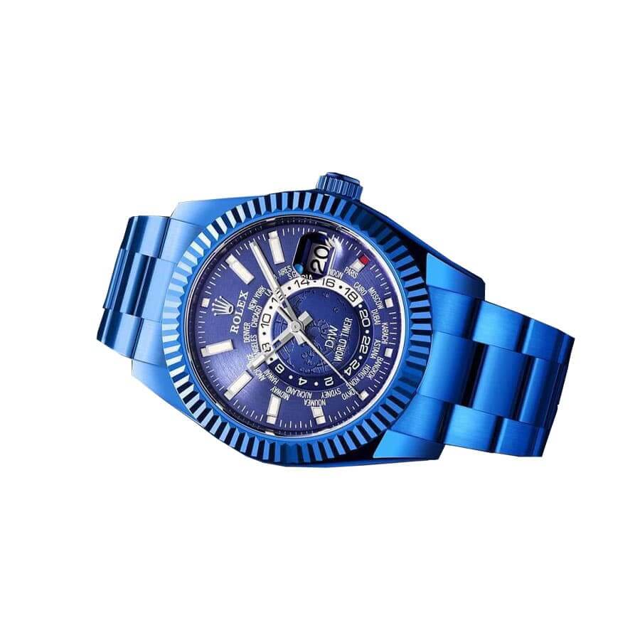 rolthtex Sky-Dweller 326934  Blue Dial DLC  Superior Copy 1:1