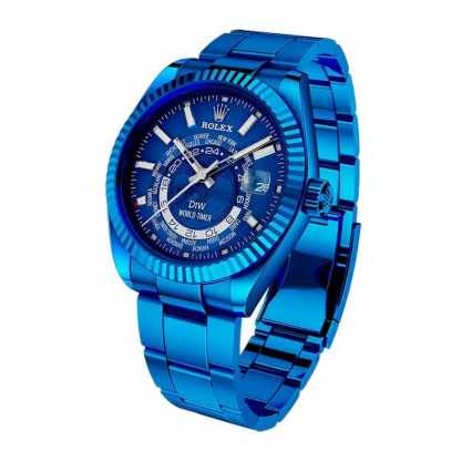 rolthtex Sky-Dweller 326934  Blue Dial DLC  Superior Copy 1:1