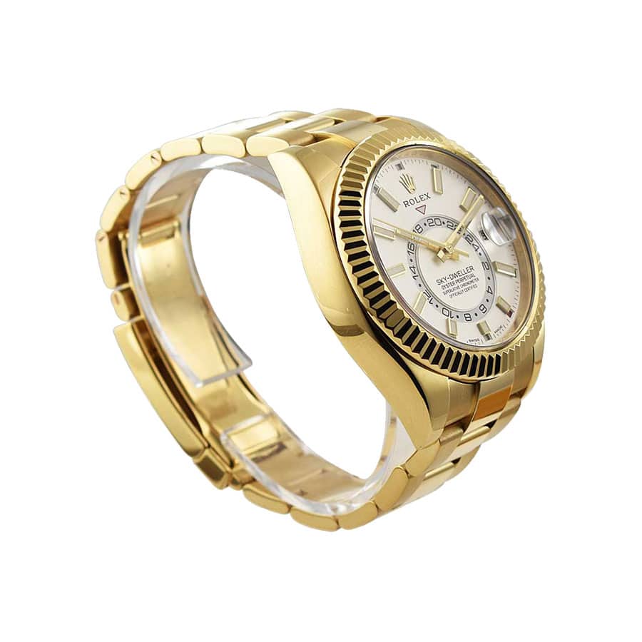 rolthtex Sky-Dweller 326938  Yellow Gold  High-End Replica 1:1