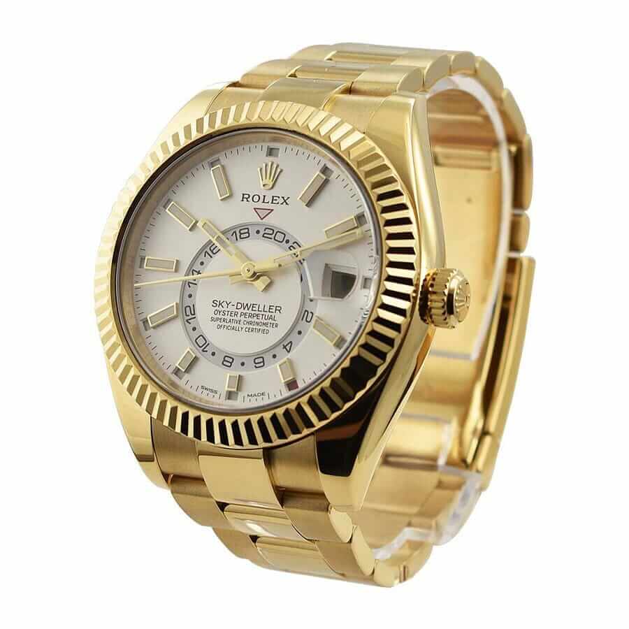 rolthtex Sky-Dweller 326938  Yellow Gold  High-End Replica 1:1