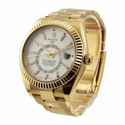 rolthtex Sky-Dweller 326938  Yellow Gold  High-End Replica 1:1