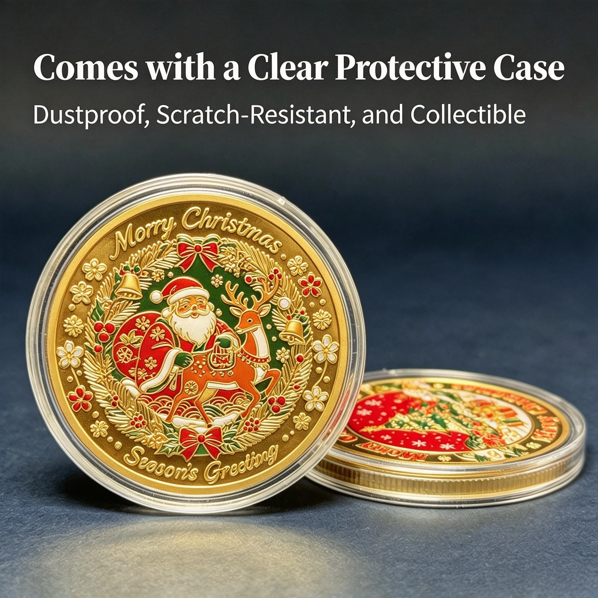 Santa’s Last Gift Adult Humor Commemorative Coin