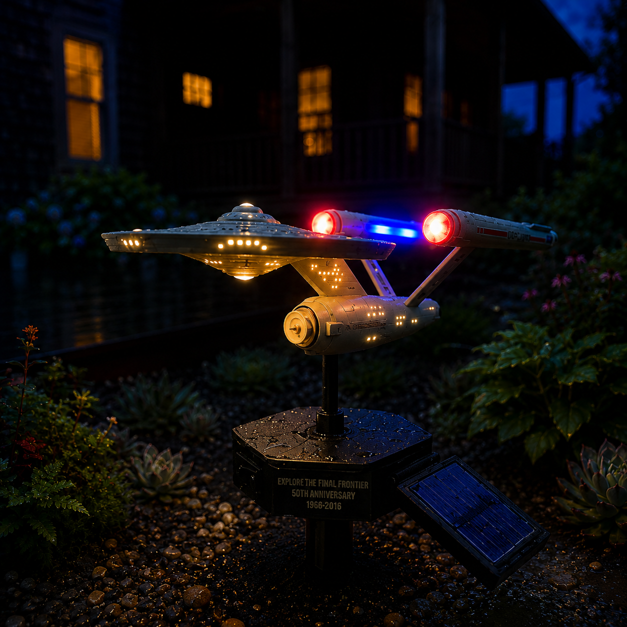 🌌 TODAY ONLY—🔥 Now Only 48% of the Original Price| Sci-Fi Starship Solar Garden Light