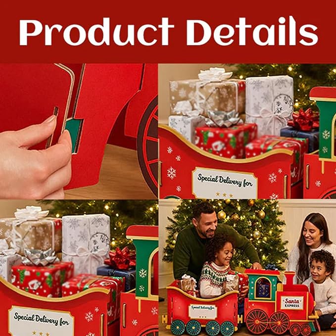 ✨ All Aboard Santa's Gift Train! ✨ Turn Christmas Morning into a Magical Journey