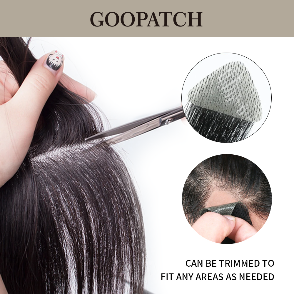Goopatch Seamless Injected Hand-Tied Invisible Tape In Hair Extension -- 100% VIRGIN HUMAN HAIR