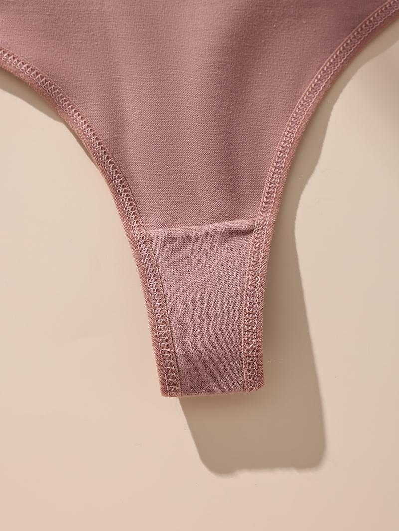 Hotcom Women's Low-Waist Thong Panties 7-Pack Cotton Spandex Love Heart Waistband Comfortable Breathable Invisible Underwear FallFreshness Outdoorfun - Fabric Hotcom Women's Low-Waist Thong Panties 7-Pack Cotton Spandex Love Heart Waistband Comfortable Breathable Invisible Underwear FallFreshness Outdoorfun - Fabric