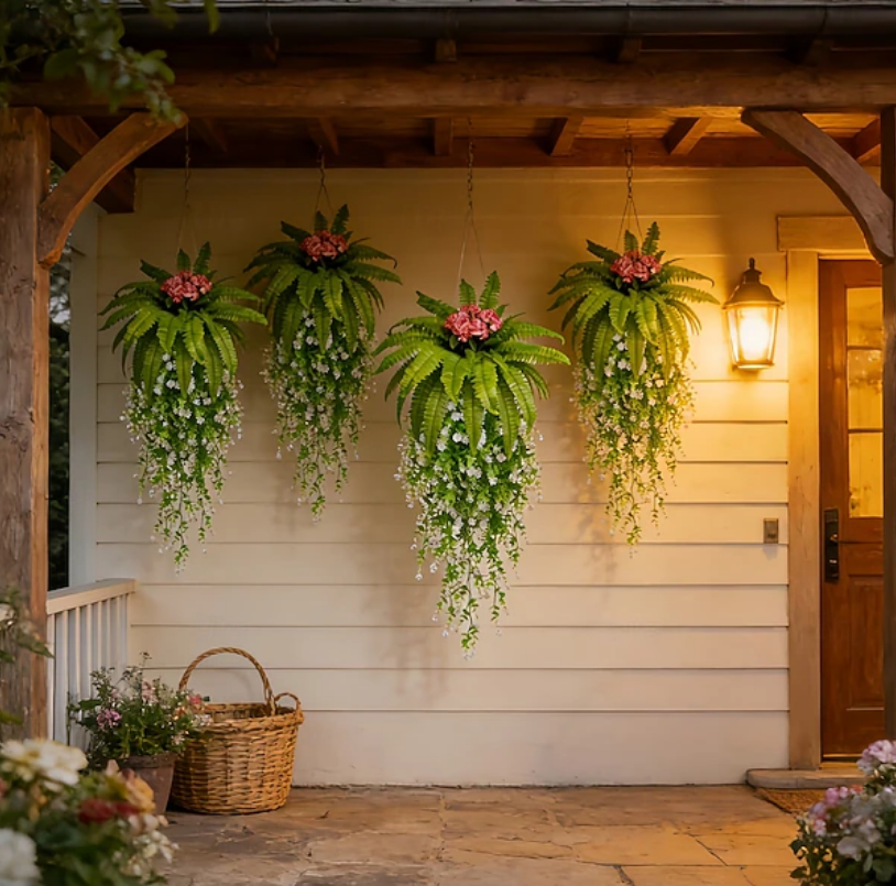 🔥Last Day 50% OFF🔥UV Artificial Ferns for Outdoors--No watering, No fading