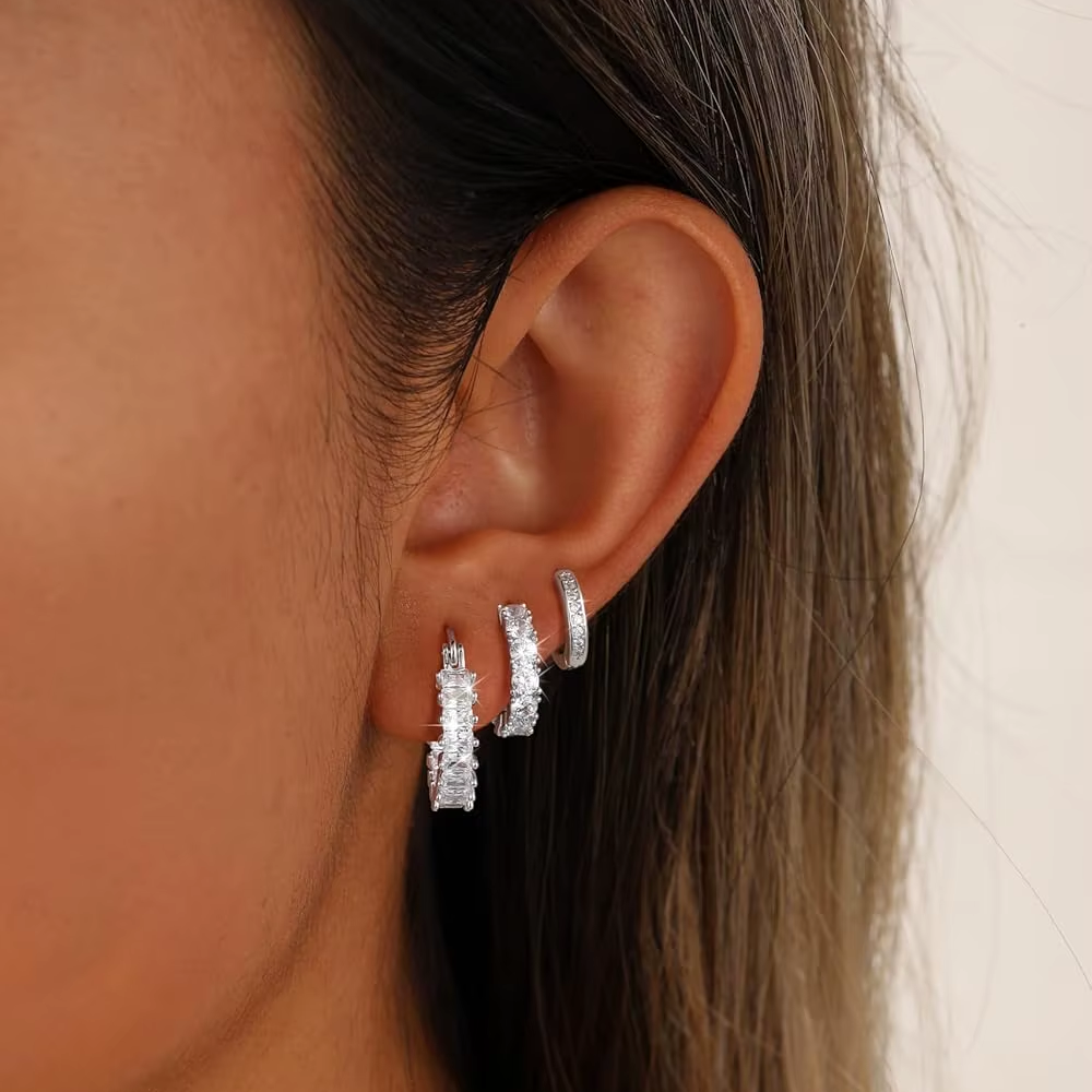 Dainty Mix & Match Earring Set – Everyday Hoop & Stud Earrings