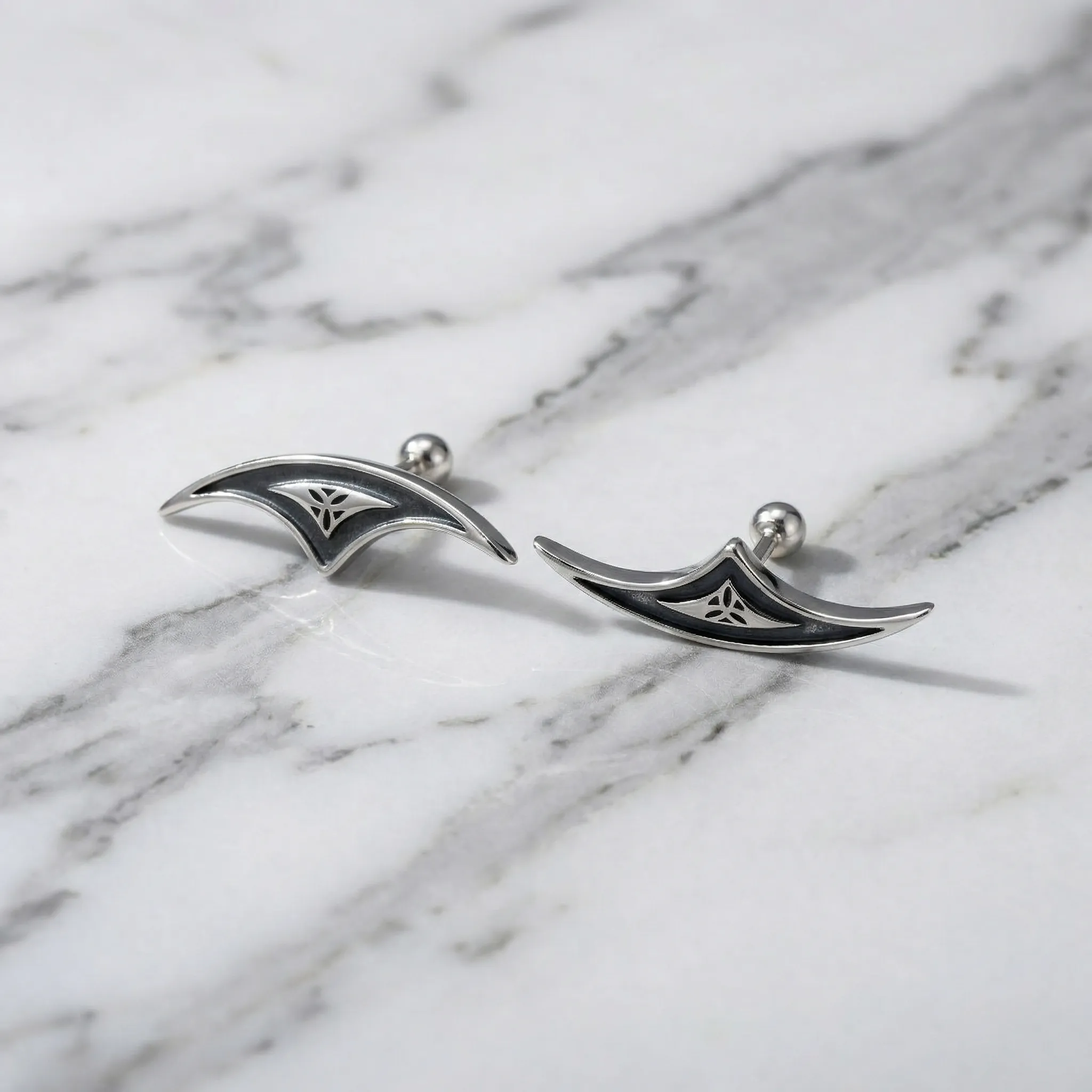Hidden Structure Stud Earring