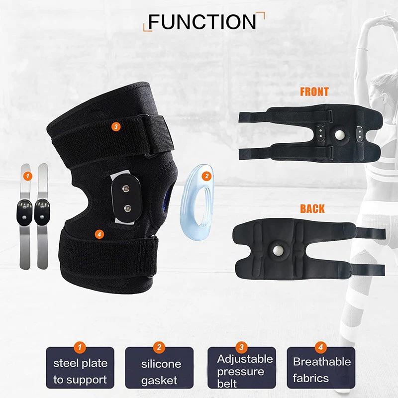 Breathable Adjustable Knee Support Brace