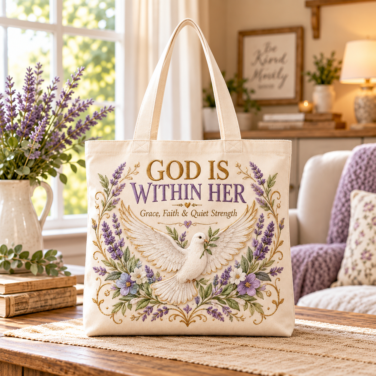🤍 Faith & Grace Tote Collection- Carry Your Faith, Wherever Life Takes You. 