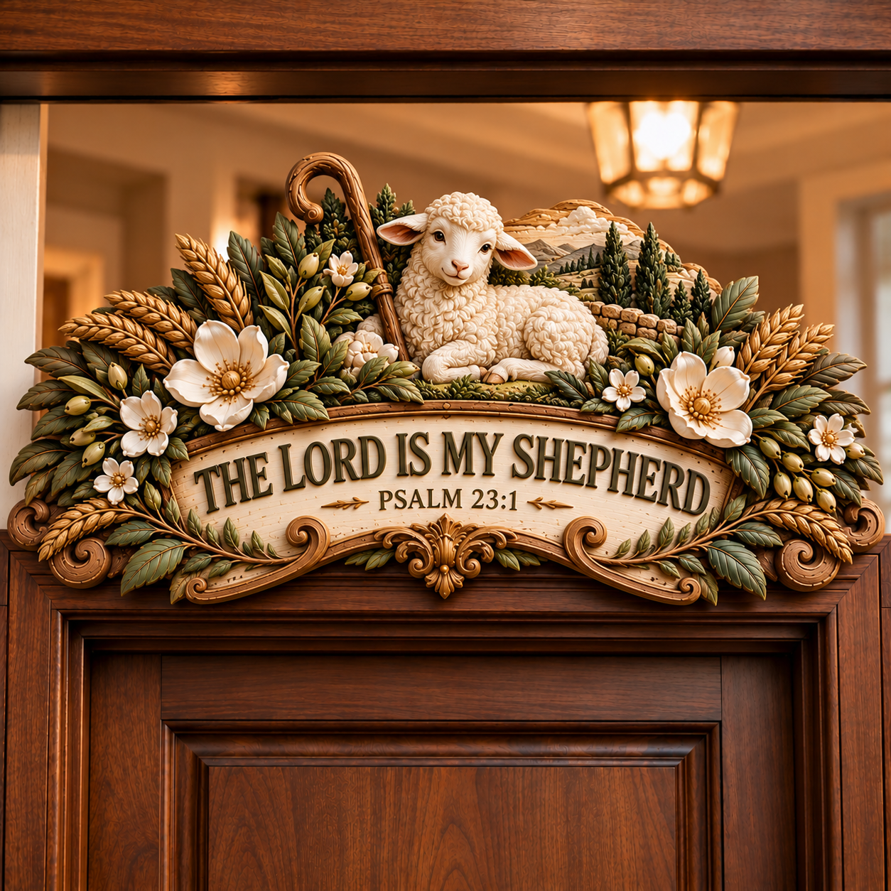 Christian Faith & Blessings Decorative Door Topper Collection