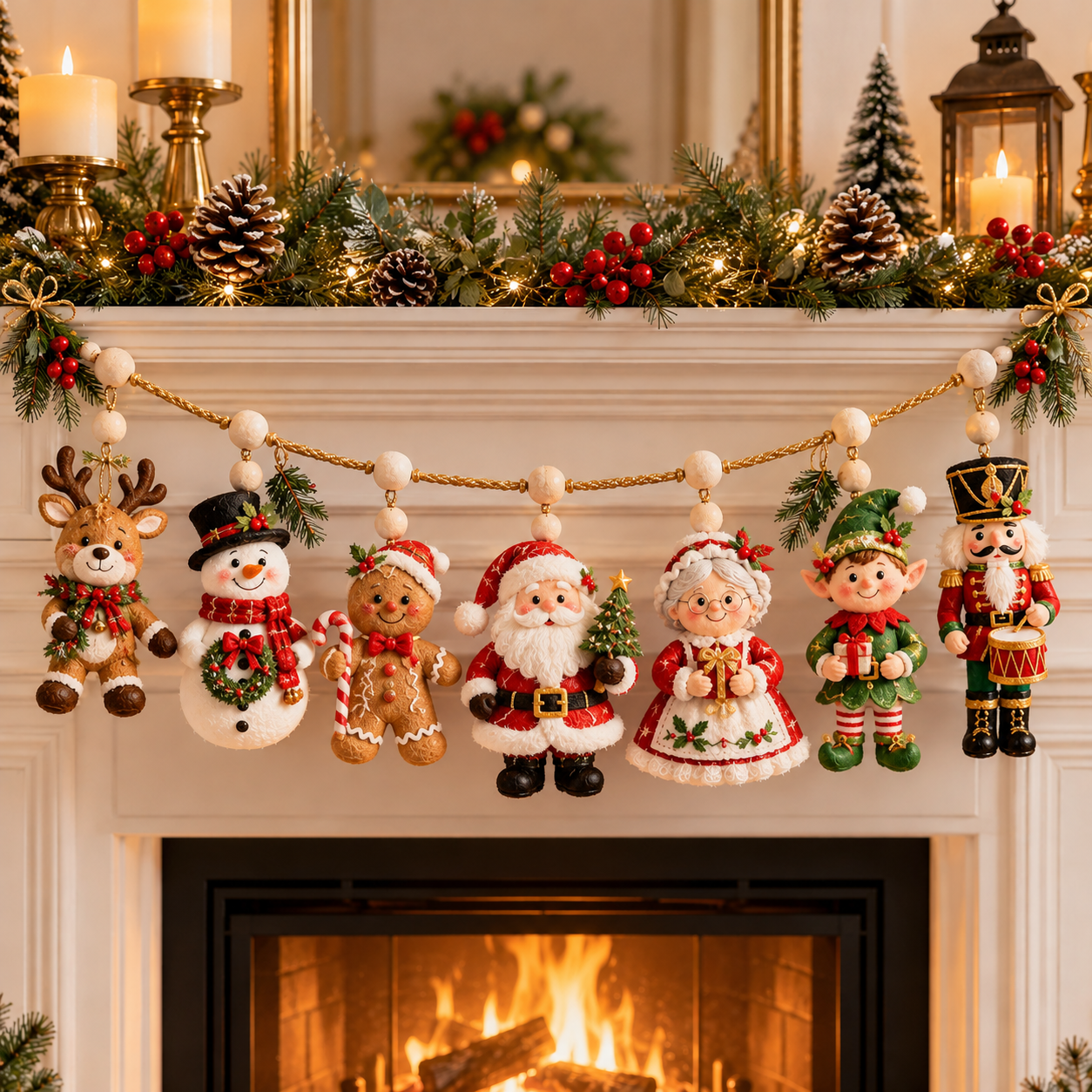 Christmas Garland Collection – Santa, Woodland, Nutcracker & Gingerbread