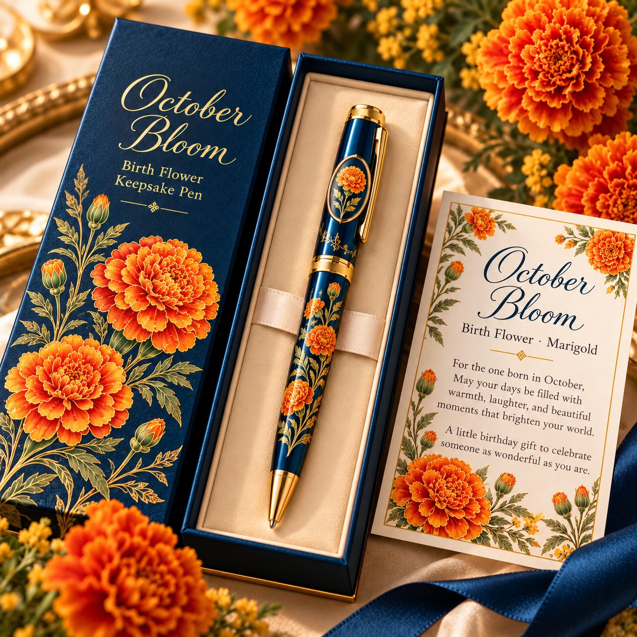 A Birthday in Bloom – Birth Flower Keepsake Pen Collection