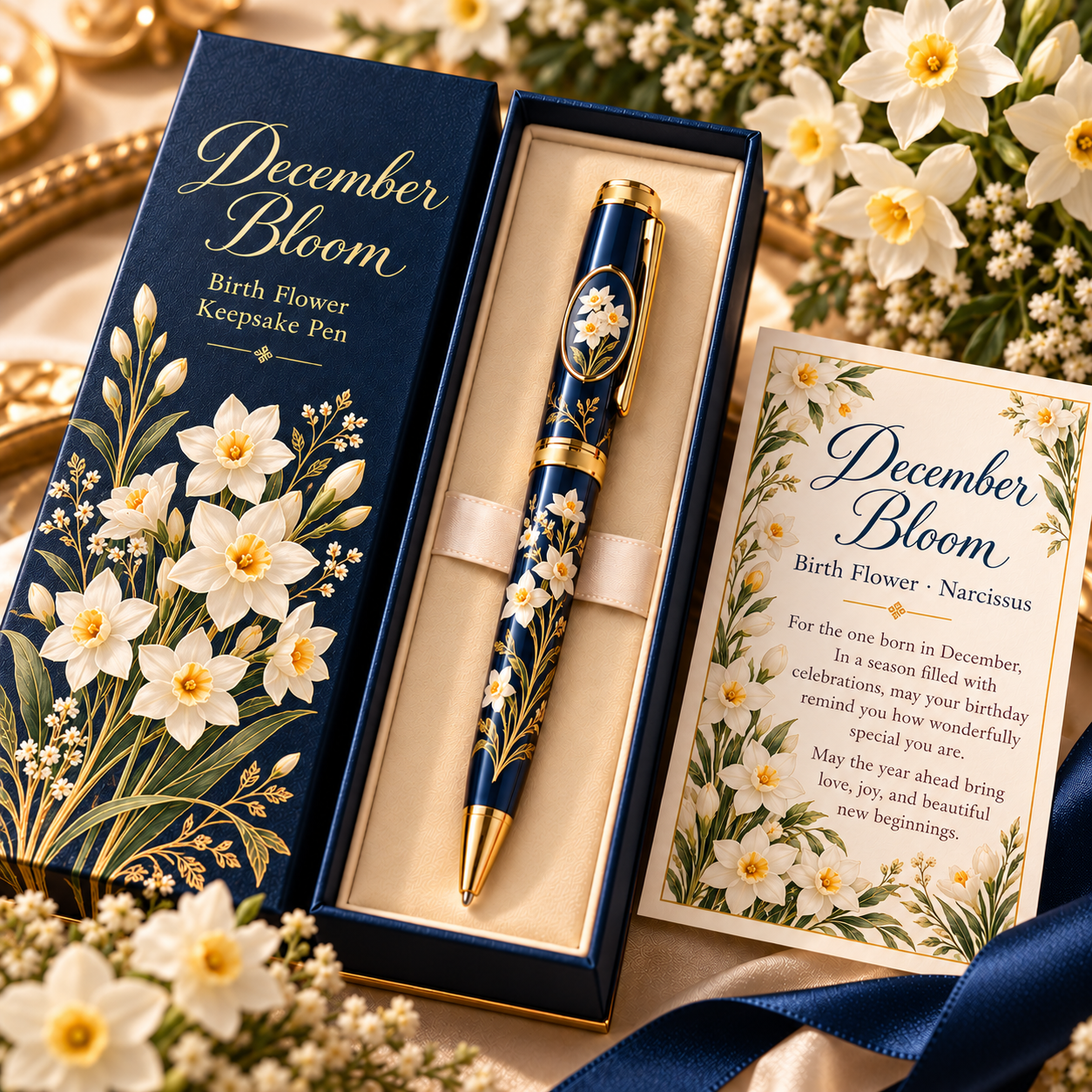 A Birthday in Bloom – Birth Flower Keepsake Pen Collection