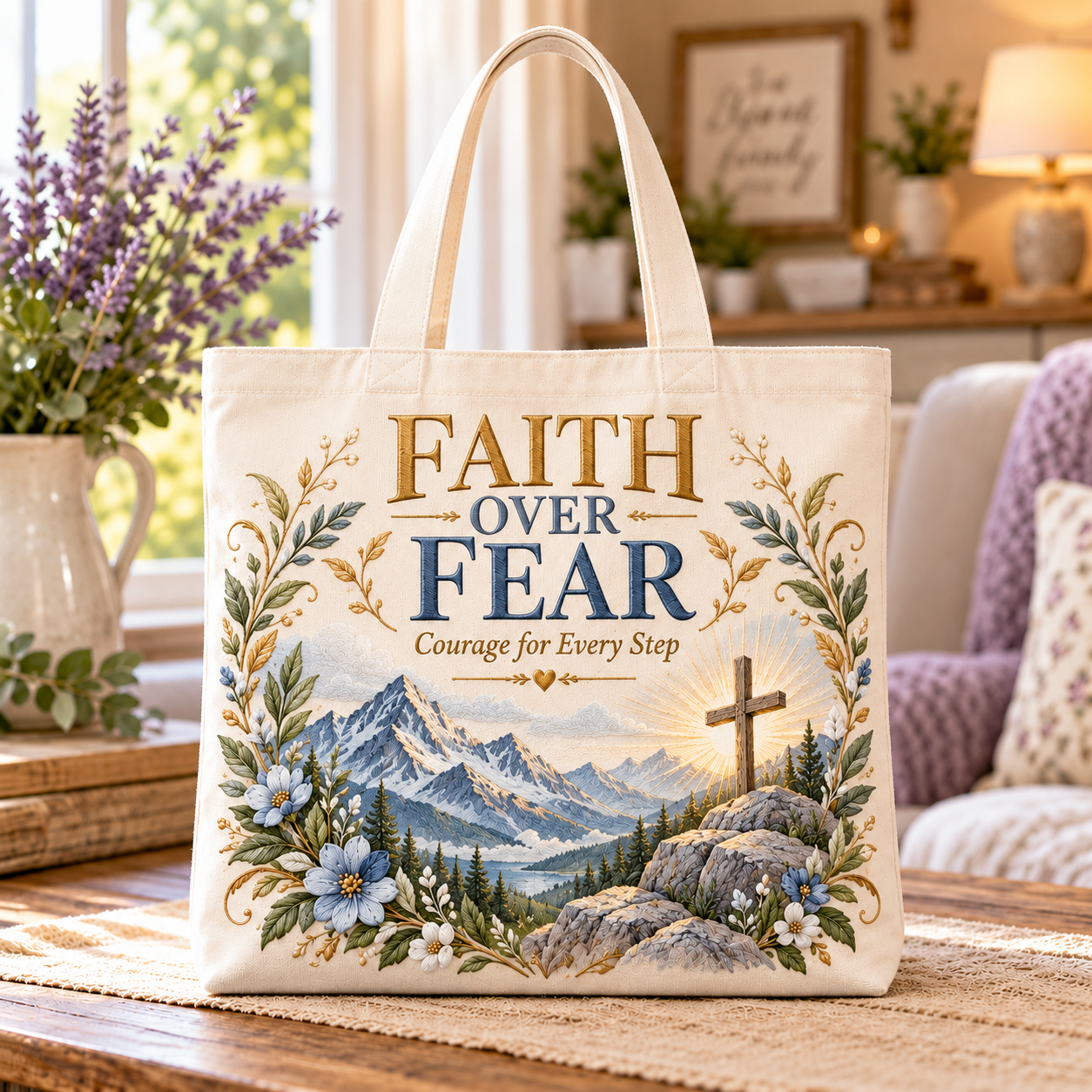 🤍 Faith & Grace Tote Collection- Carry Your Faith, Wherever Life Takes You. 