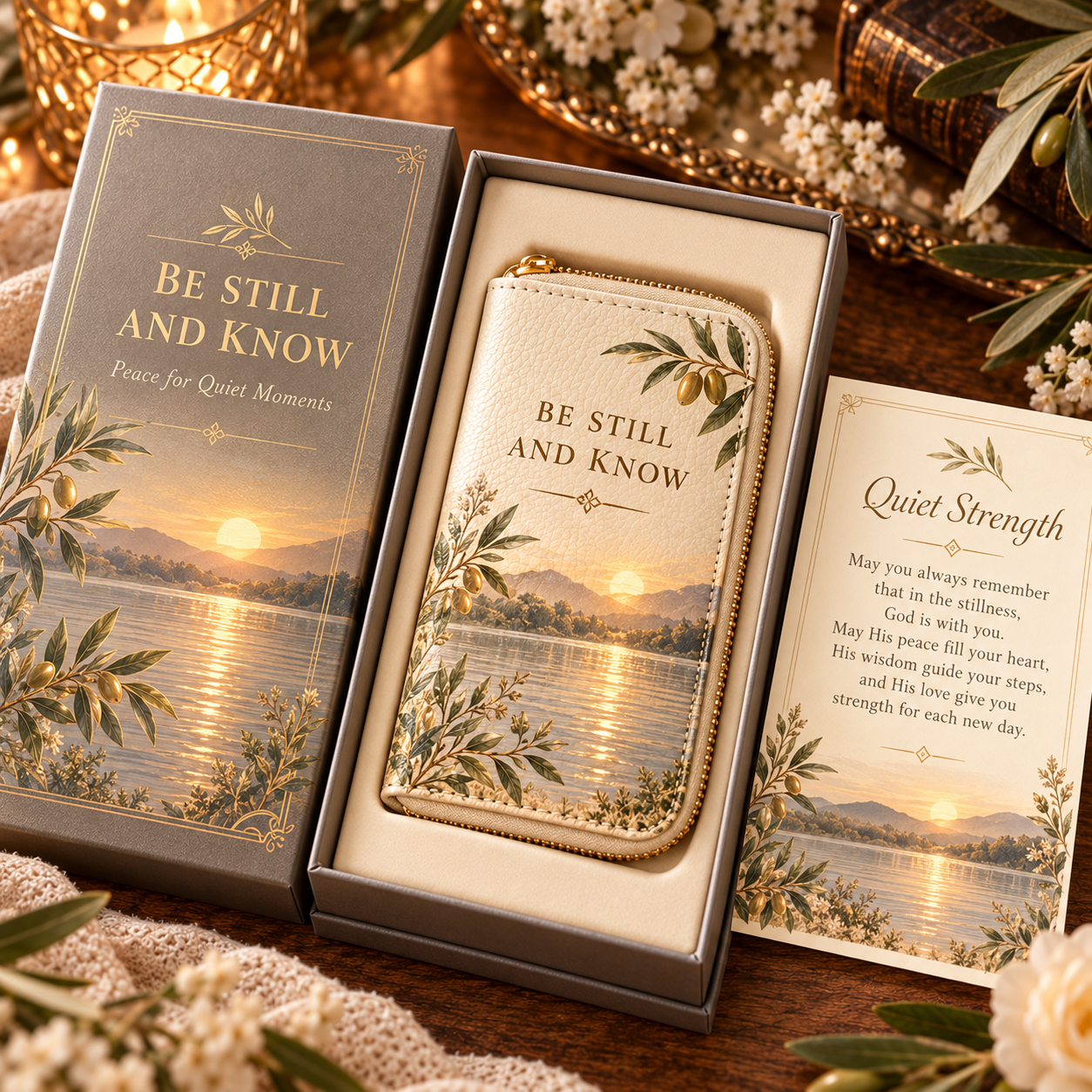 🤍 Faith & Grace Card Wallet Collection – Christian Gifts for Her