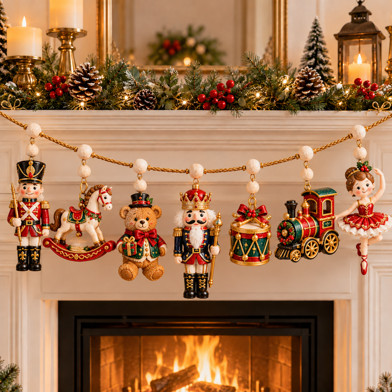 Christmas Garland Collection – Santa, Woodland, Nutcracker & Gingerbread