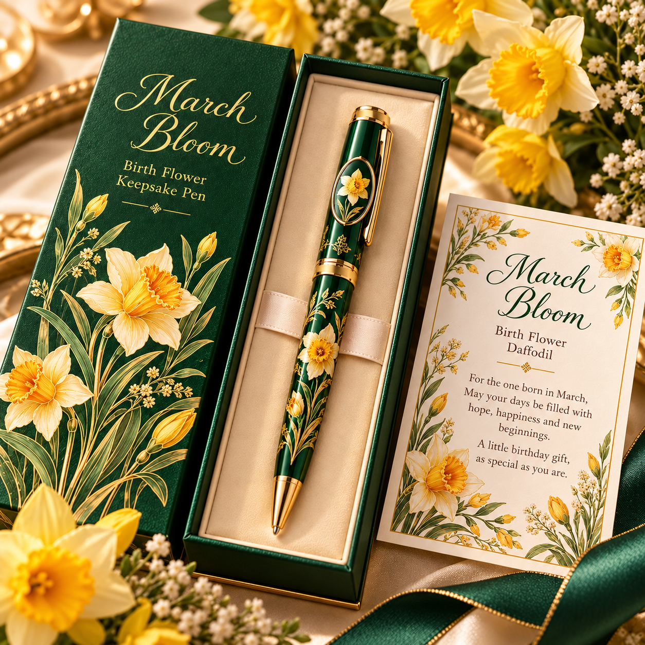A Birthday in Bloom – Birth Flower Keepsake Pen Collection