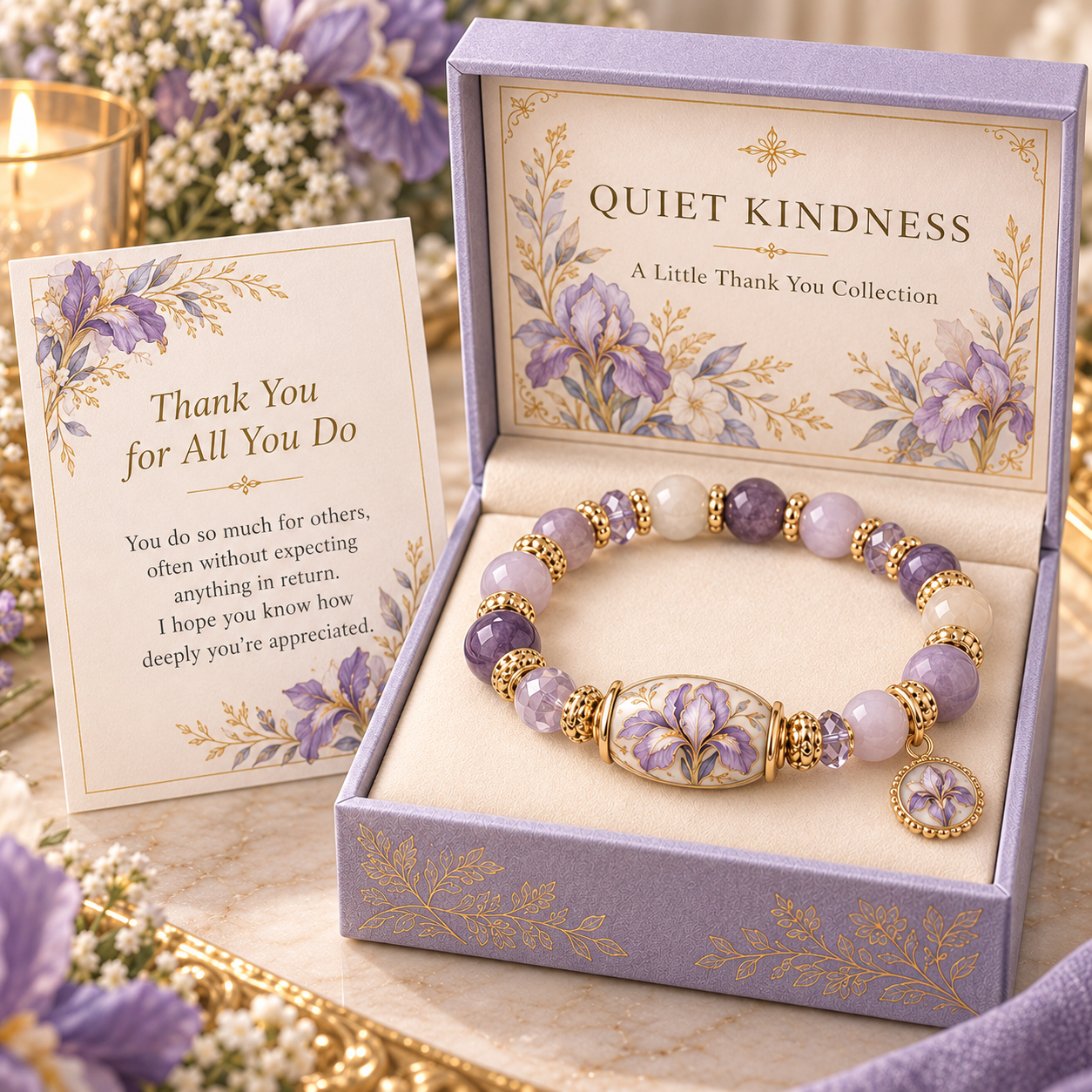 ❤️ A Little Thank You – Natural Stone Keepsake Bracelet Collection