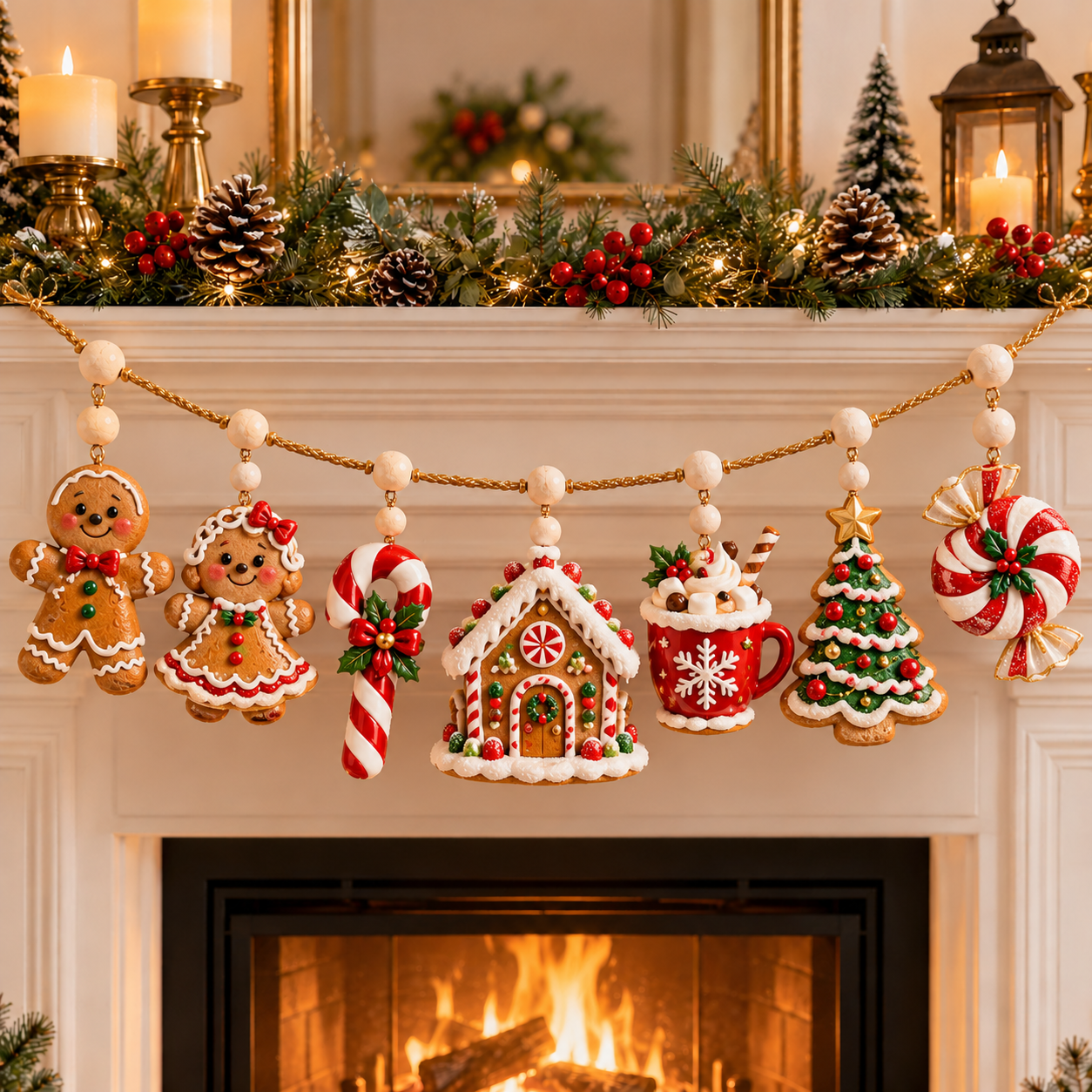Christmas Garland Collection – Santa, Woodland, Nutcracker & Gingerbread