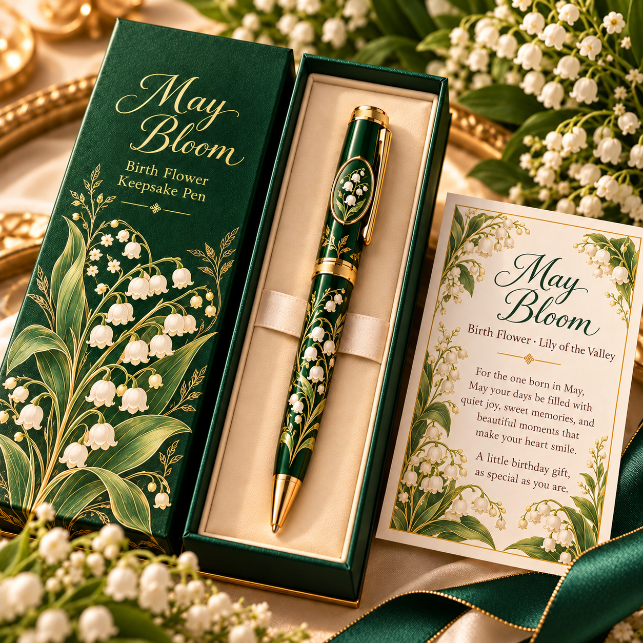 A Birthday in Bloom – Birth Flower Keepsake Pen Collection