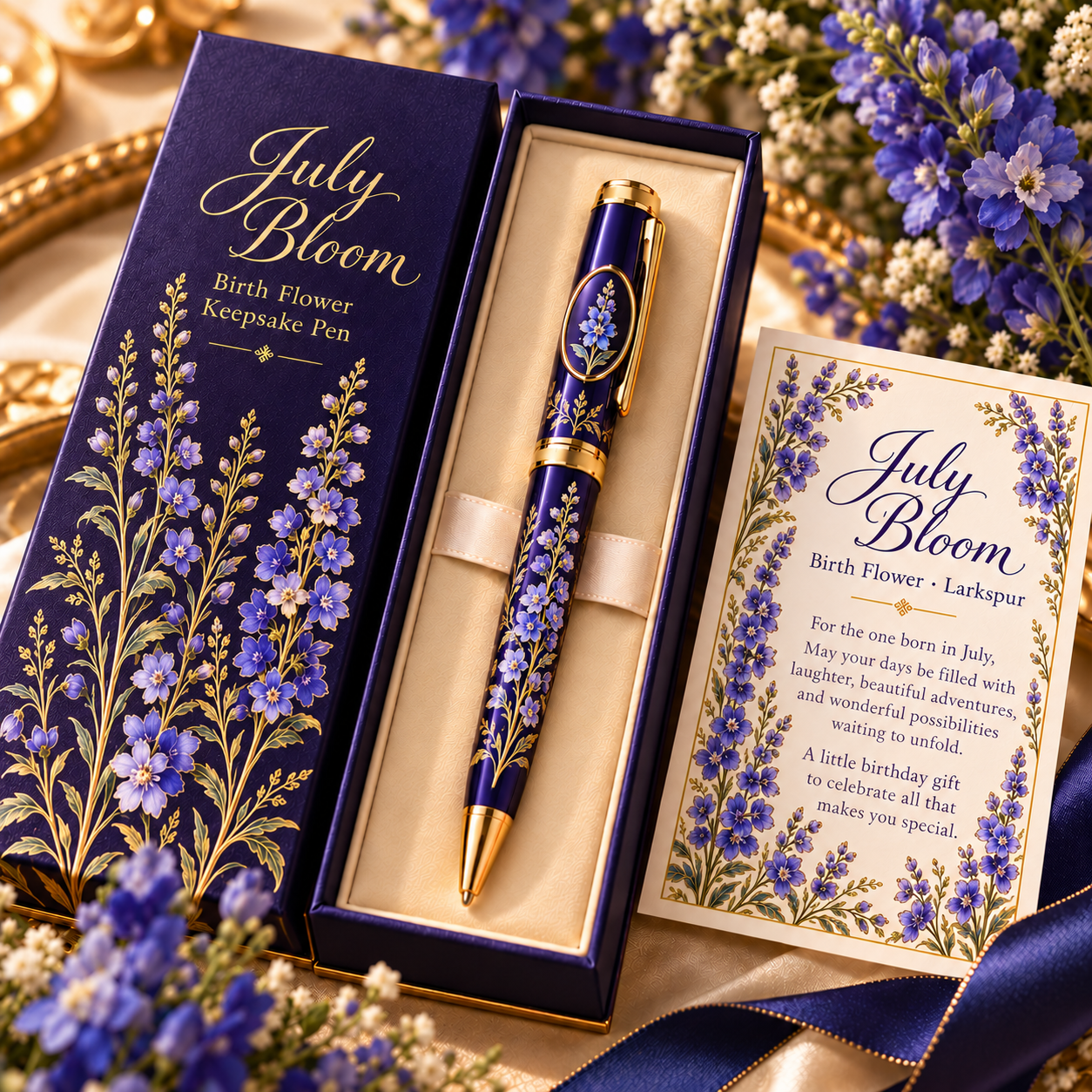 A Birthday in Bloom – Birth Flower Keepsake Pen Collection