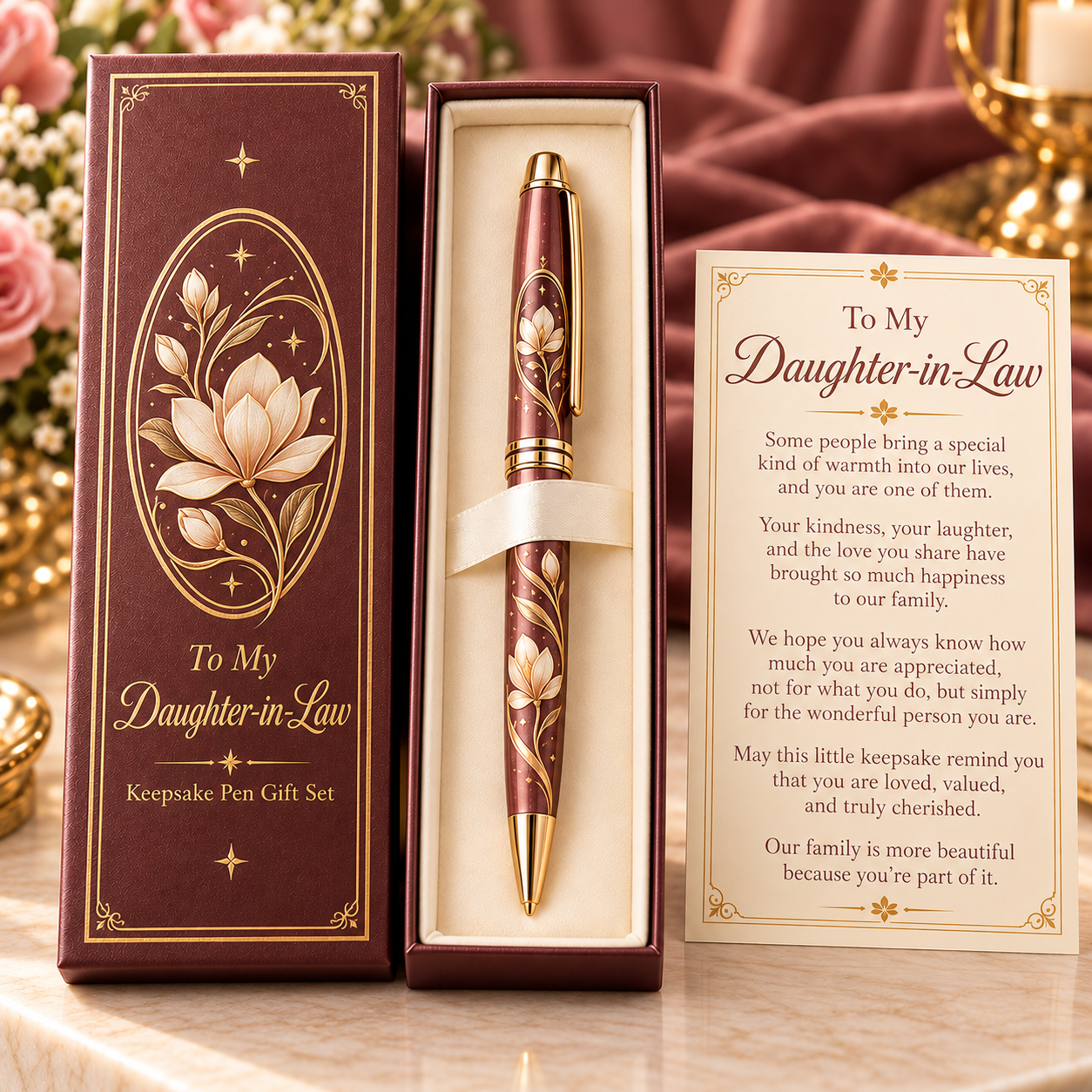 Words to Carry With You – Heartfelt Keepsake Pen Gift Collection