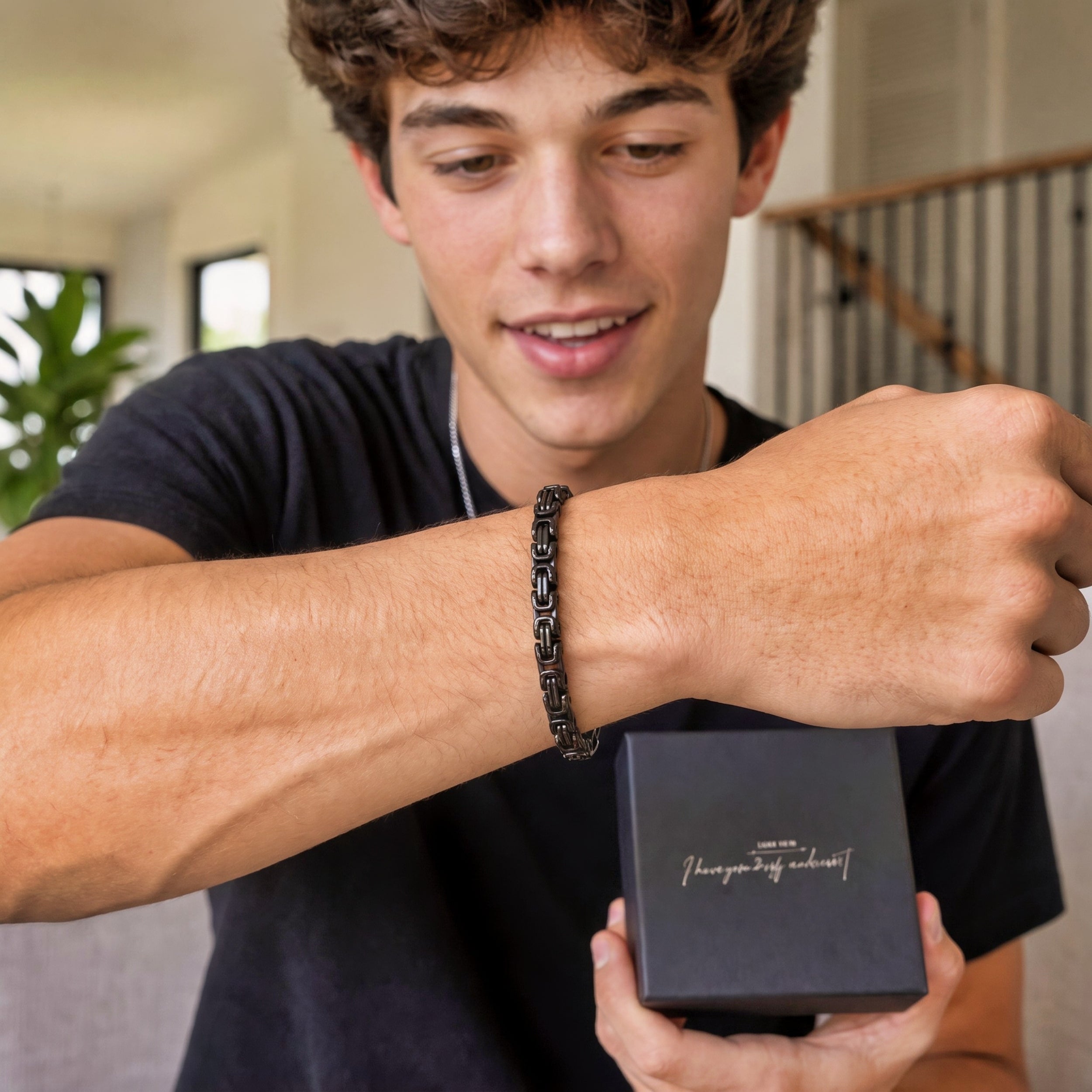 A Bracelet He’ll Wear. A Message He’ll Never Forget.