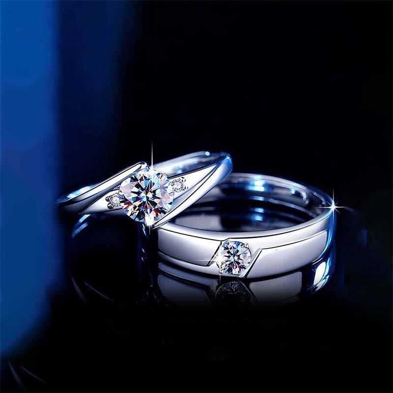 Handmade Simple Love Couple Rings