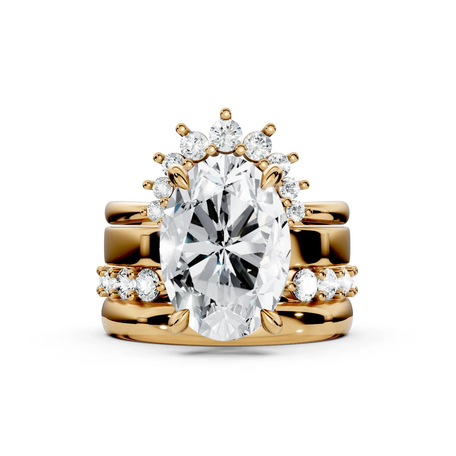 🔥Hot Sale🔥 4CT Oval "TRUE LOVE" Bridal Set 💍- Stunning Radiance, Special Offer Only Today! ✨🎉