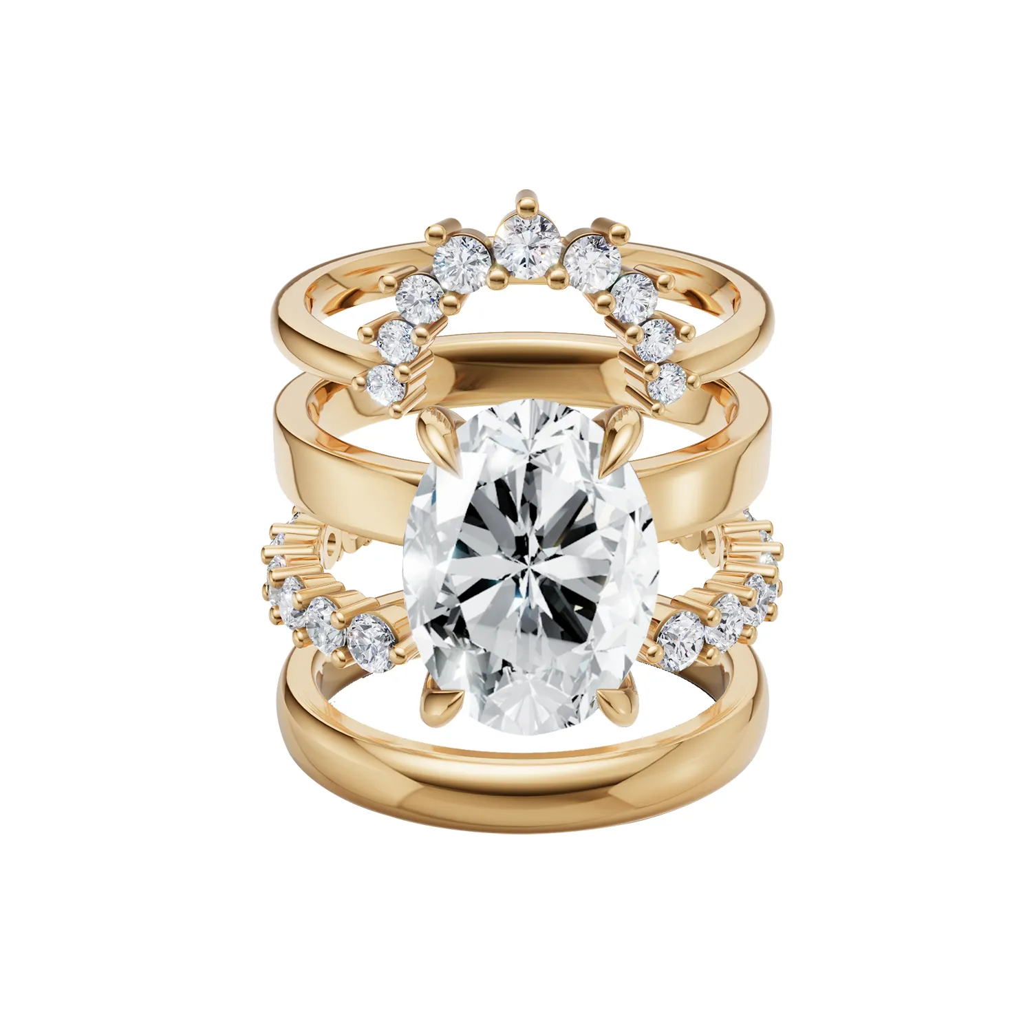 🔥Hot Sale🔥 4CT Oval "TRUE LOVE" Bridal Set 💍- Stunning Radiance, Special Offer Only Today! ✨🎉