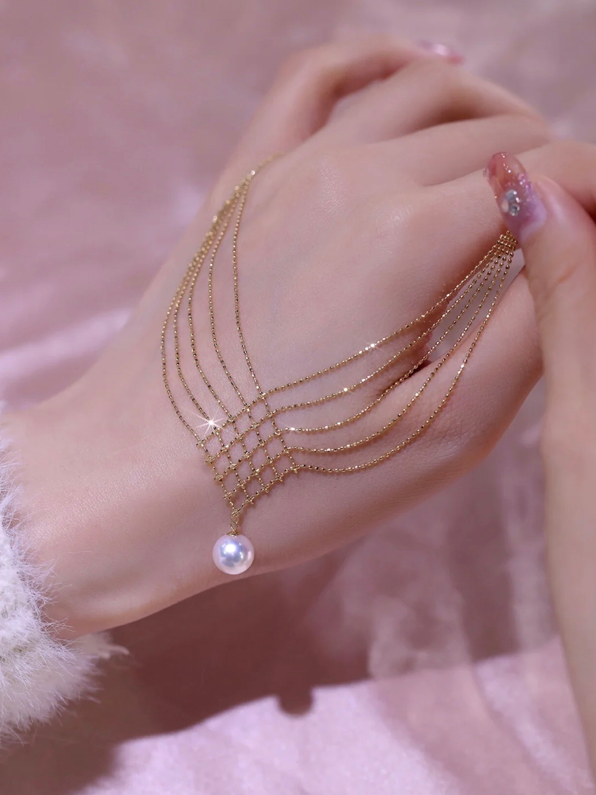 🔥Limited Time Promotion🎁Akoya Pearl Lace Necklace