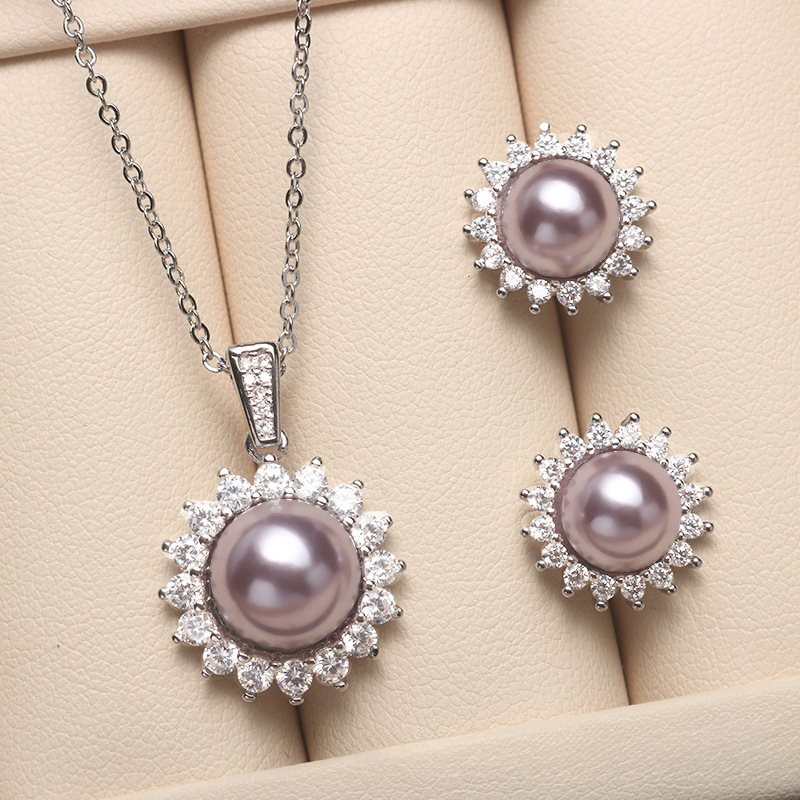 🔥New Limited Time Promotion 70% OFF❤️🎁 Akoya Pearl Jewelry Set (Necklace, Earrings)