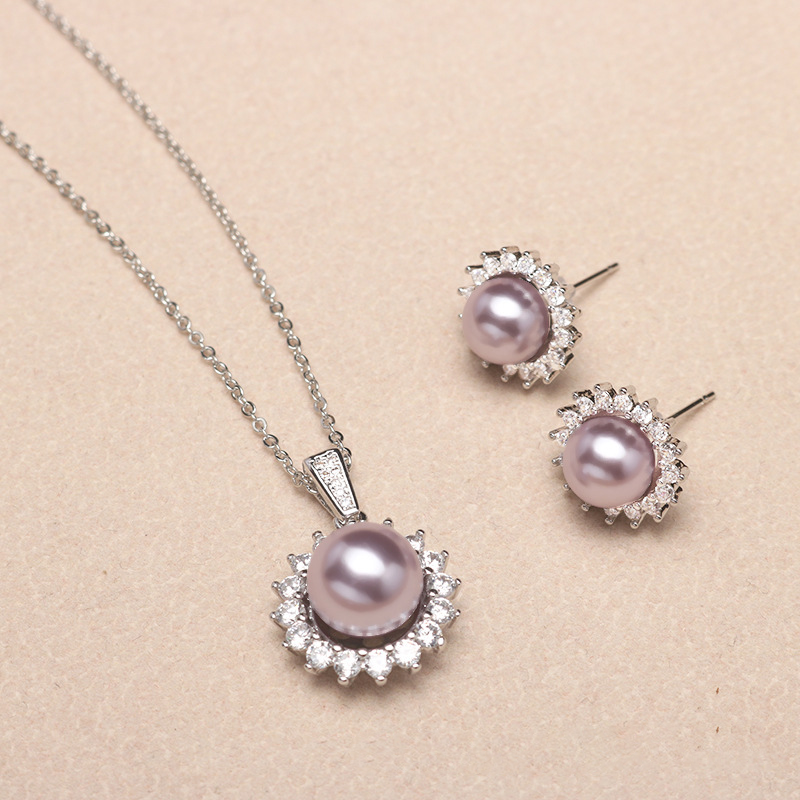 🔥New Limited Time Promotion 70% OFF❤️🎁 Akoya Pearl Jewelry Set (Necklace, Earrings)